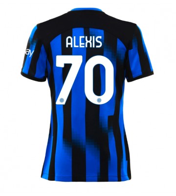 Inter Milan Alexis Sanchez #70 Hemmatröja Dam 2023-24 Kortärmad
